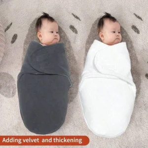 Baby Solid Color Swaddle Anti-Startle Wrap for Babies