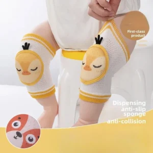 Anti Slip Baby Knee Pads Thin Design for Baby Crawling