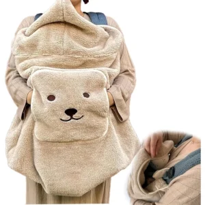 Baby Bear Stroller Blanket Winter Throw Swaddling